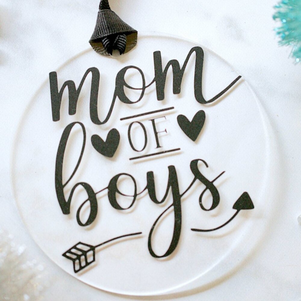 Acrylic Ornament - Mom of Boys